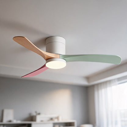 Ultra-Quiet Energy-Efficient Ceiling Fan with LED Lighting