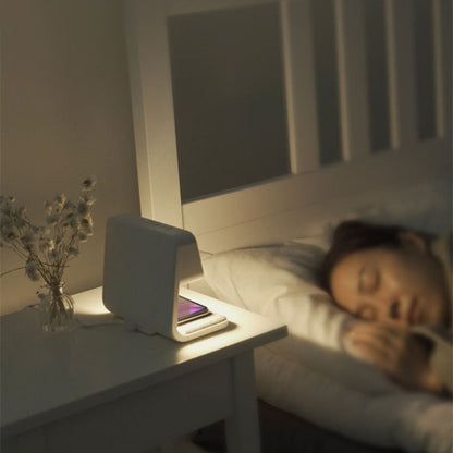 All-in-One Touch-Control LED Lamp with Wireless Charger & Clock