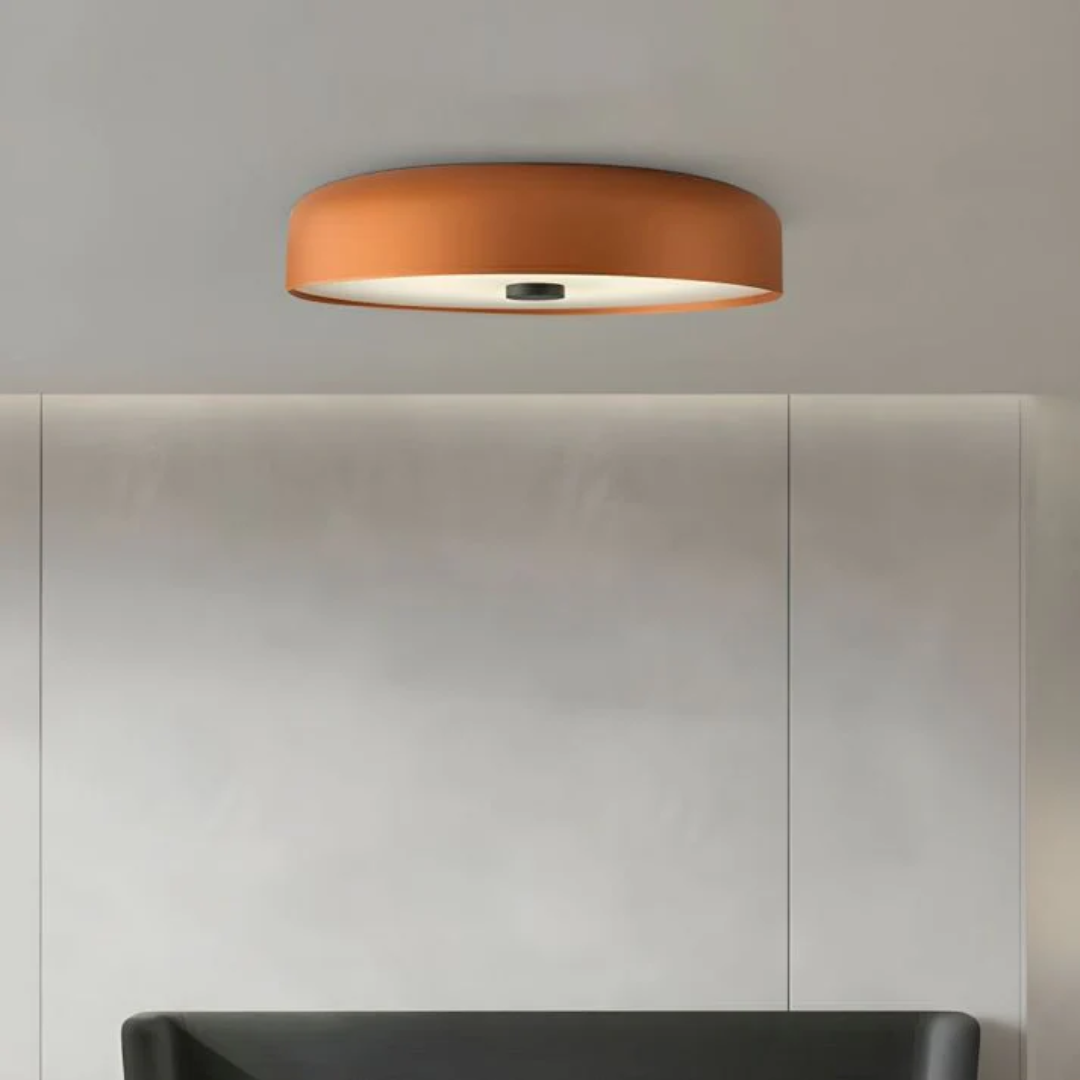 Wool-Inspired Dimmable LED Ceiling Light Fixture (15 x 3.15 in)