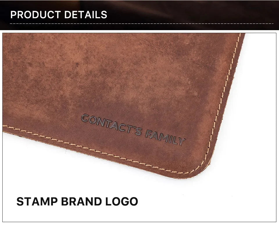 Authentic Leather Laptop Messenger Bag - Handcrafted Cowhide