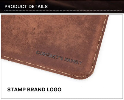 Authentic Leather Laptop Messenger Bag - Handcrafted Cowhide
