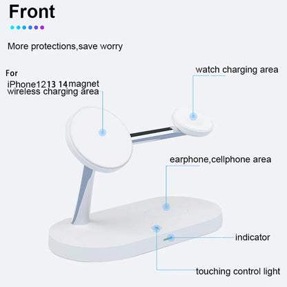 3-in-1 Magnetic Wireless Charger Station for Devices