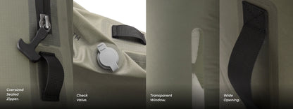 Vacuum Sealed Compression Backpack for Travel
