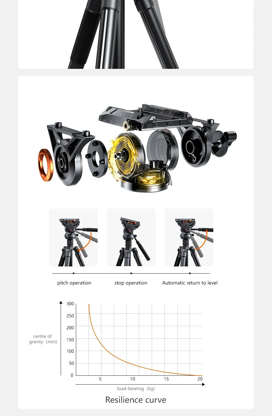 Scenic Photography Tripod for Travel Use