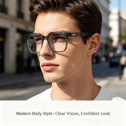 Square Glasses with Blue Light Protection