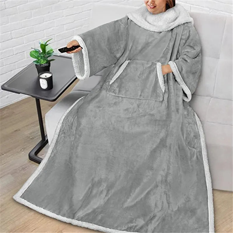 Cozy Wearable Fleece Blanket