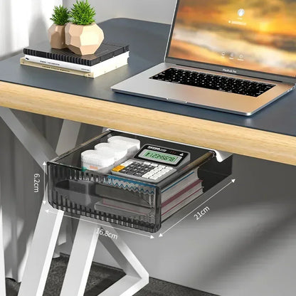 Retractable Under-Shelf Organizer for Hidden Storage