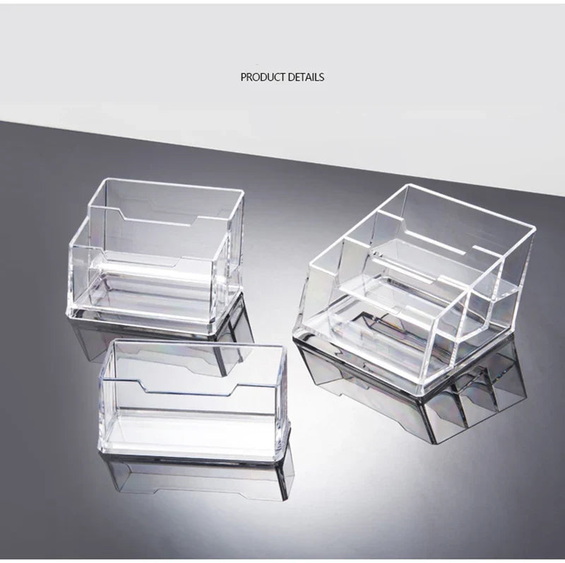 Acrylic Holder for Business Cards – Clear Display Stand