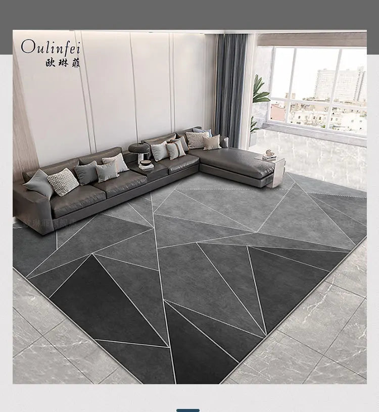 Contemporary Area Rug for Home Office or Study Room