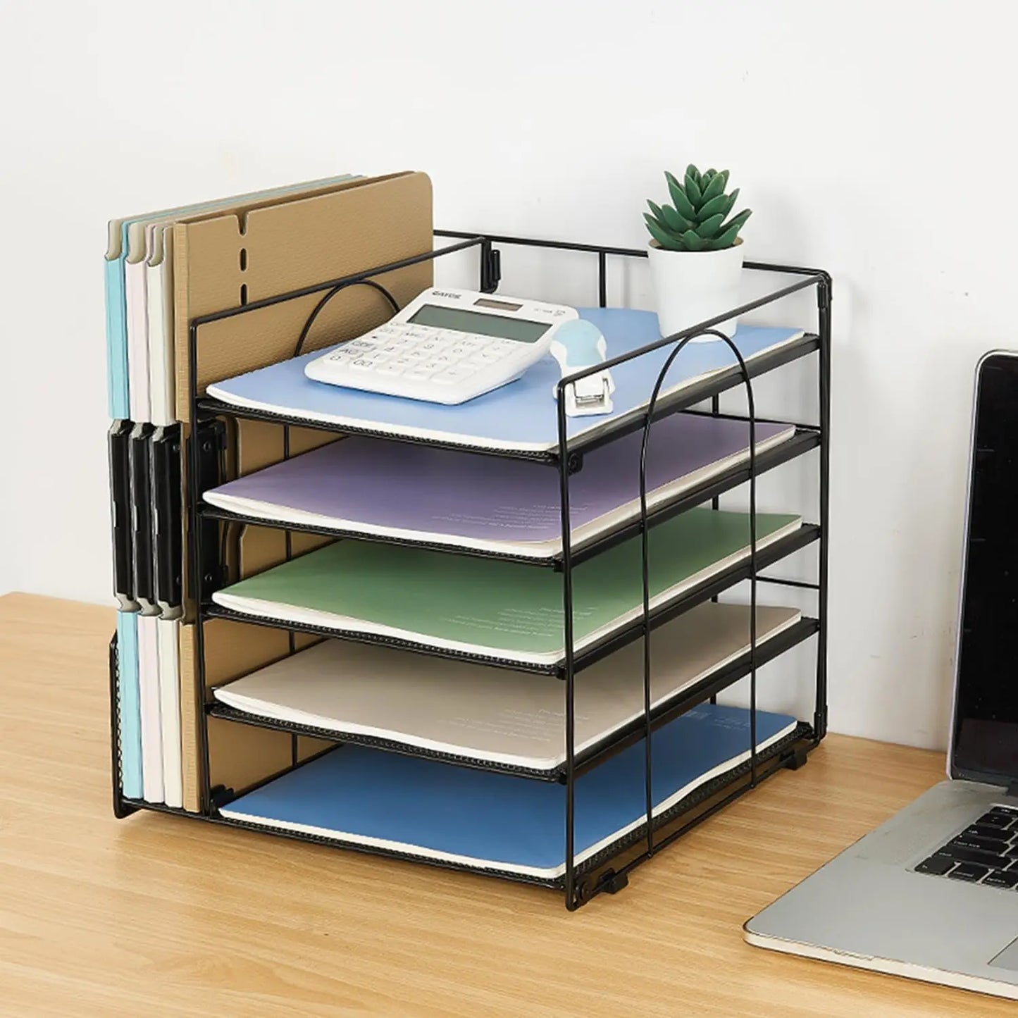 Desktop Organizer for Paper with 5 Tiers