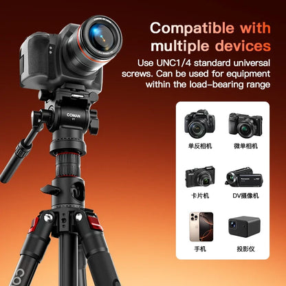 Compact Overhead Tripod for Cameras
