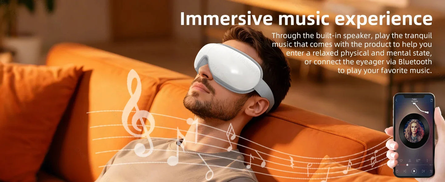 Eye Massager with Heat and Vibration Features