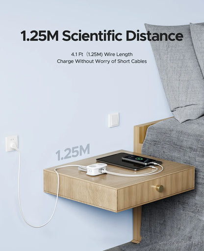 Travel-Friendly Power Strip with Cord Organization