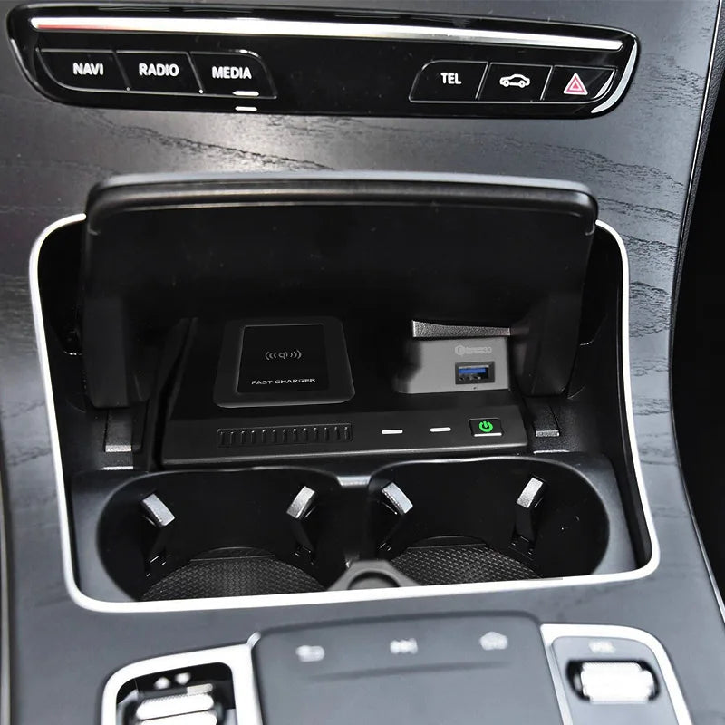 Vehicle Charging Station with USB Connectivity