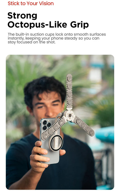 Tripod with Magnetic Suction Feature