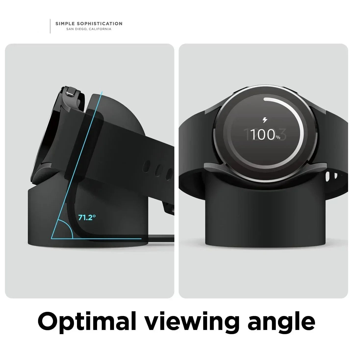 Silicone Charging Dock for Galaxy Watch by Samsung