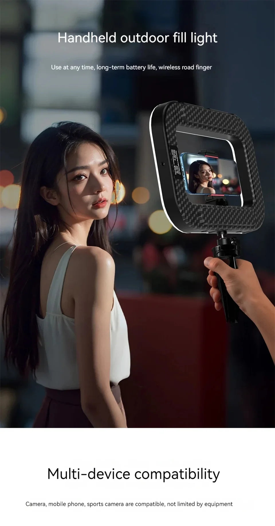 Portable Circle Fill Light for Photography