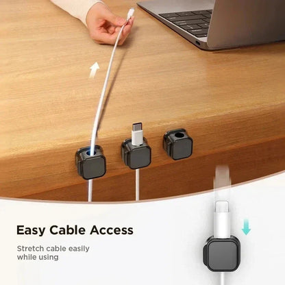 Holder for Magnetic Cables and Clips