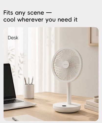 Smart Oscillating Desk Fan for Improved Airflow