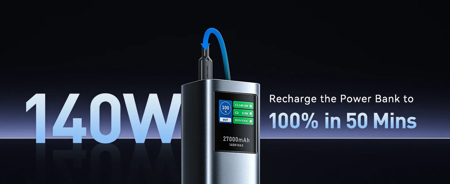 27000mAh Portable Battery Pack for Charging Devices