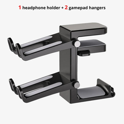 Headphone Stand with Dual Controller Holder