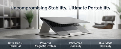 Collapsible Laptop Stand with Magnetic Features