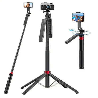 Camera Tripod with Remote Control Functionality