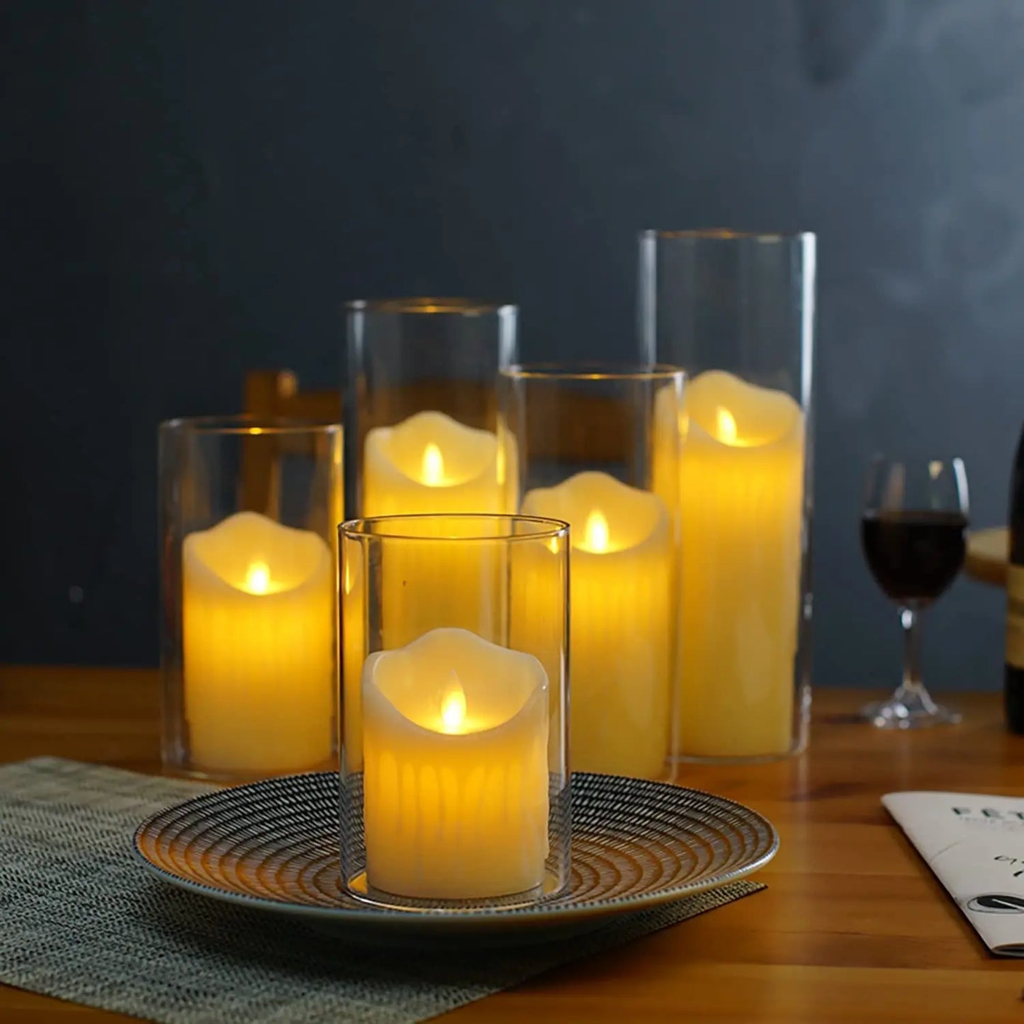 Battery Operated LED Candles Without Flames