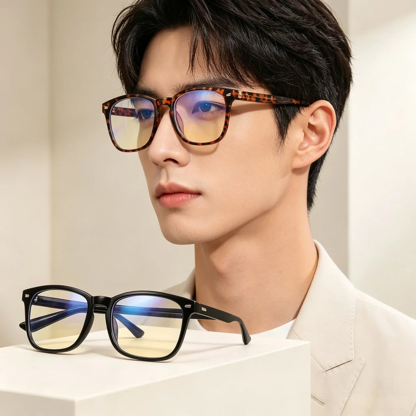 Gaming Glasses for Computer Use - Black Frame