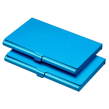 Aluminum Business Card Holder with Flip Cover