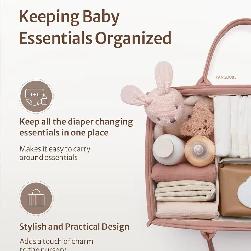 Nursing Essentials Organizer for Baby Nursery