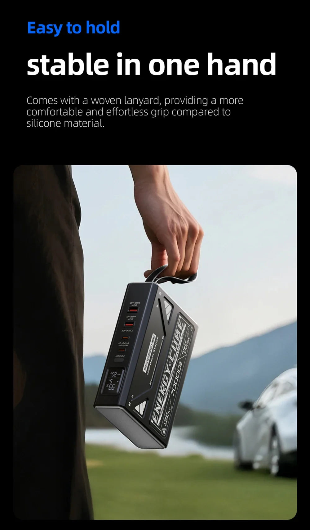 140W Portable Power Bank for Laptops