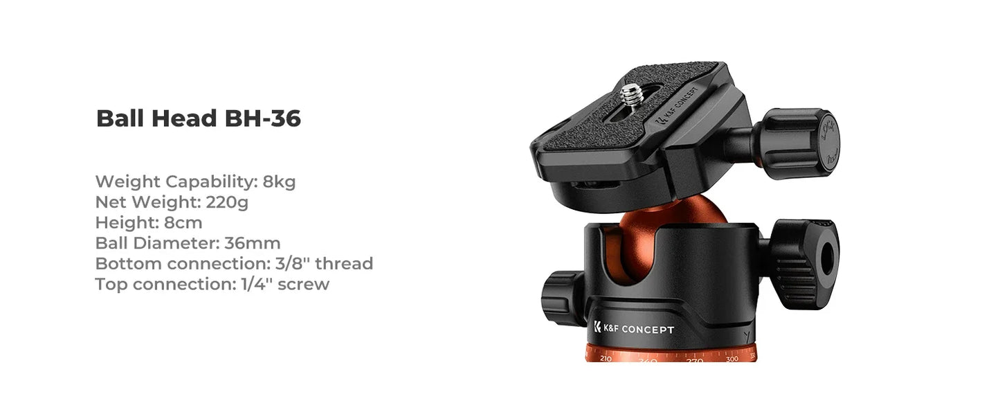 Lightweight Tripod for Cameras – 178cm Height