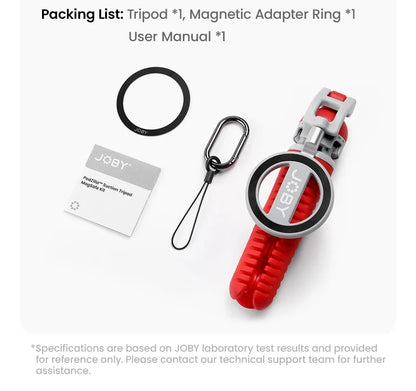 Tripod with Magnetic Suction Feature