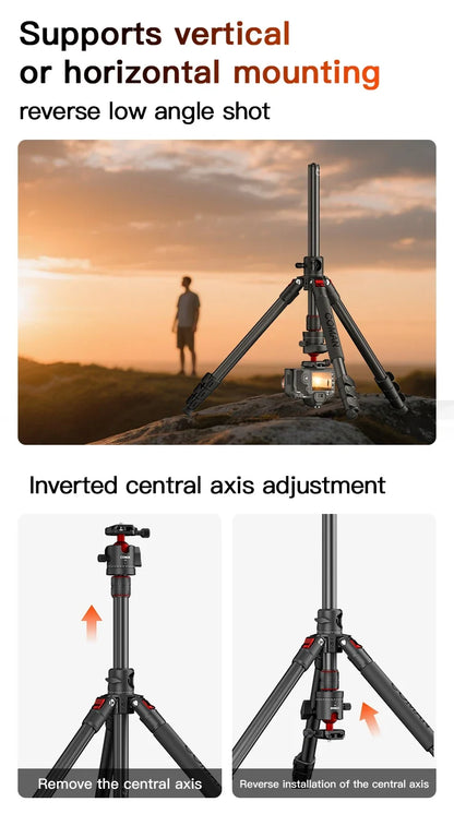 Compact Overhead Tripod for Cameras