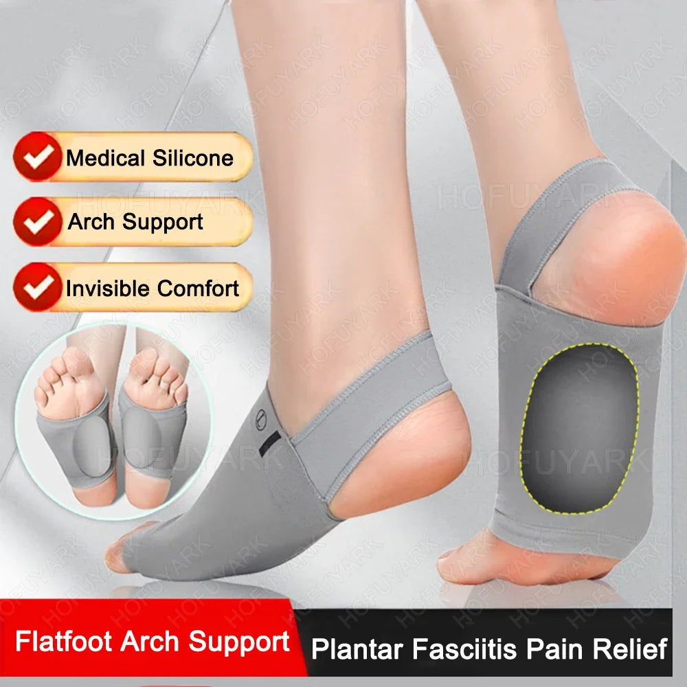 Silicone Insoles for Enhanced Arch Support