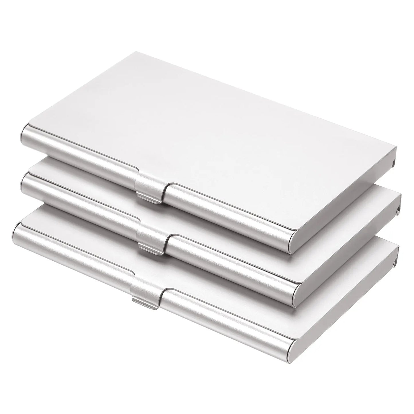 Aluminum Business Card Holder with Flip Cover