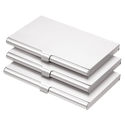 Aluminum Business Card Holder with Flip Cover