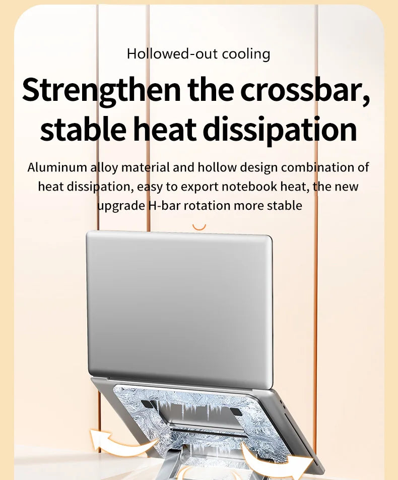 Desk Laptop Stand Made of Aluminum