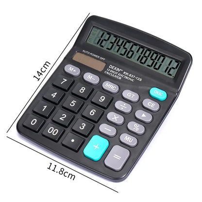 Solar-Powered Desktop Calculator with 12 Digits