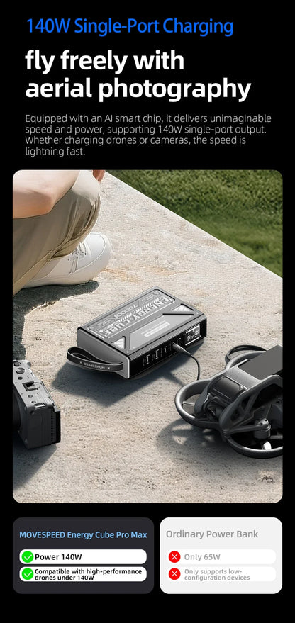 140W Portable Power Bank for Laptops
