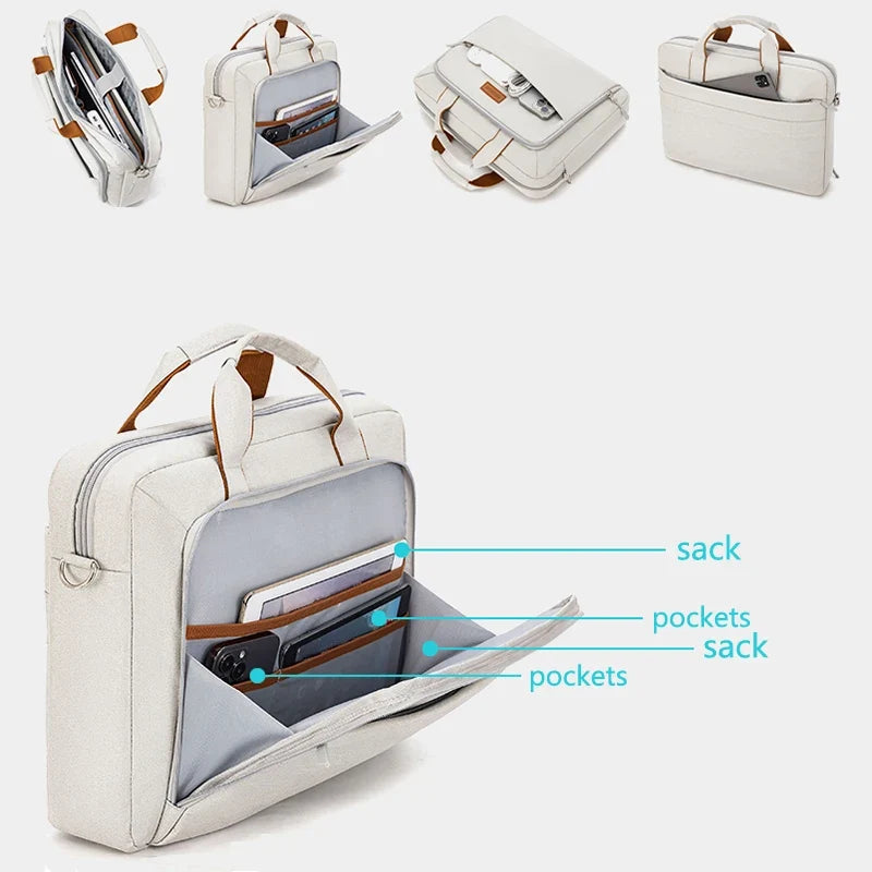 Air-Cushioned Briefcase for Commuting