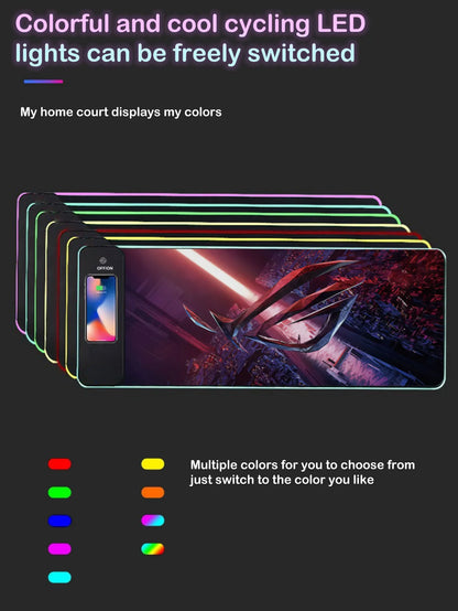 15W RGB Wireless Charging Pad for Enhanced Illumination
