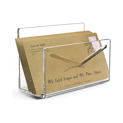 Desktop Organizer for Letters - Acrylic Letter Sorting Tray