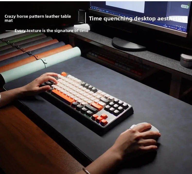 Waterproof PU Desk Mat Set for Stylish Office Spaces