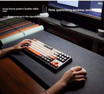 Waterproof PU Desk Mat Set for Stylish Office Spaces