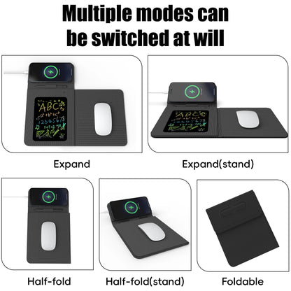 Writing Tablet and Foldable Mouse Pad with Charging Feature