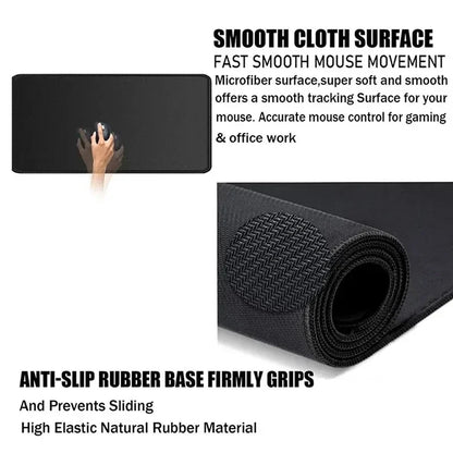 Large Gaming Mouse Pad Featuring Sports Car Graphic