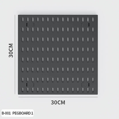 Desktop Organizer with Pegboard Design - Simple Setup, No Drilling Required