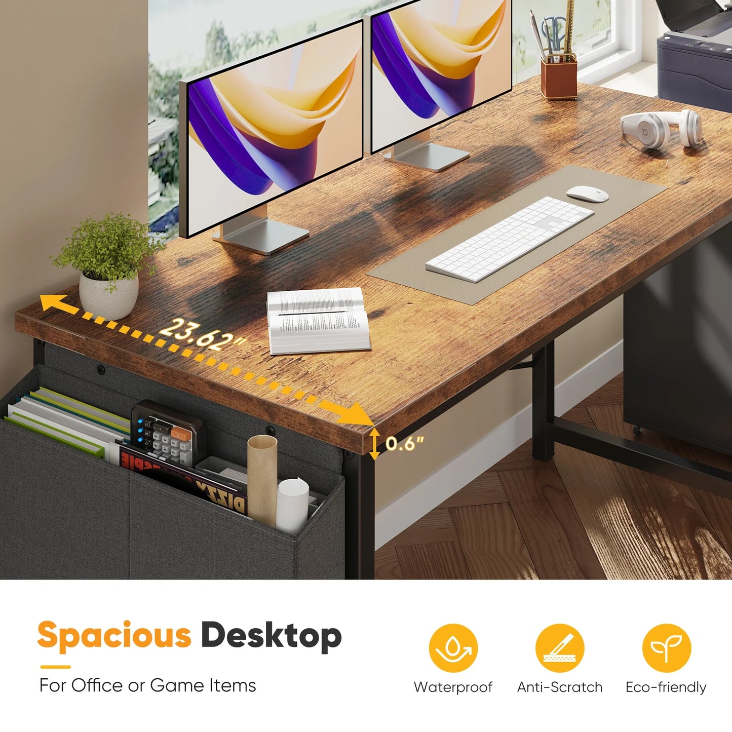 Portable Work Desk for On-the-Go Use